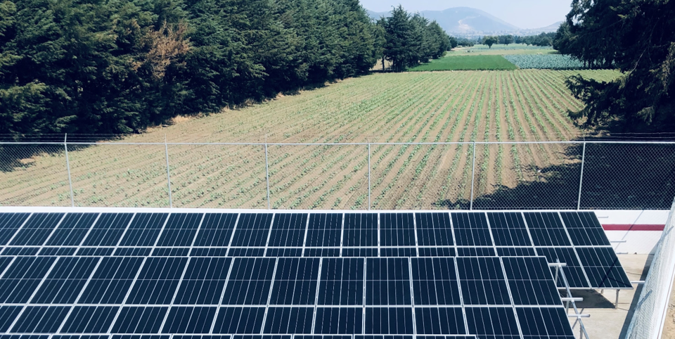 Paneles solares en Puebla tipo agrícola