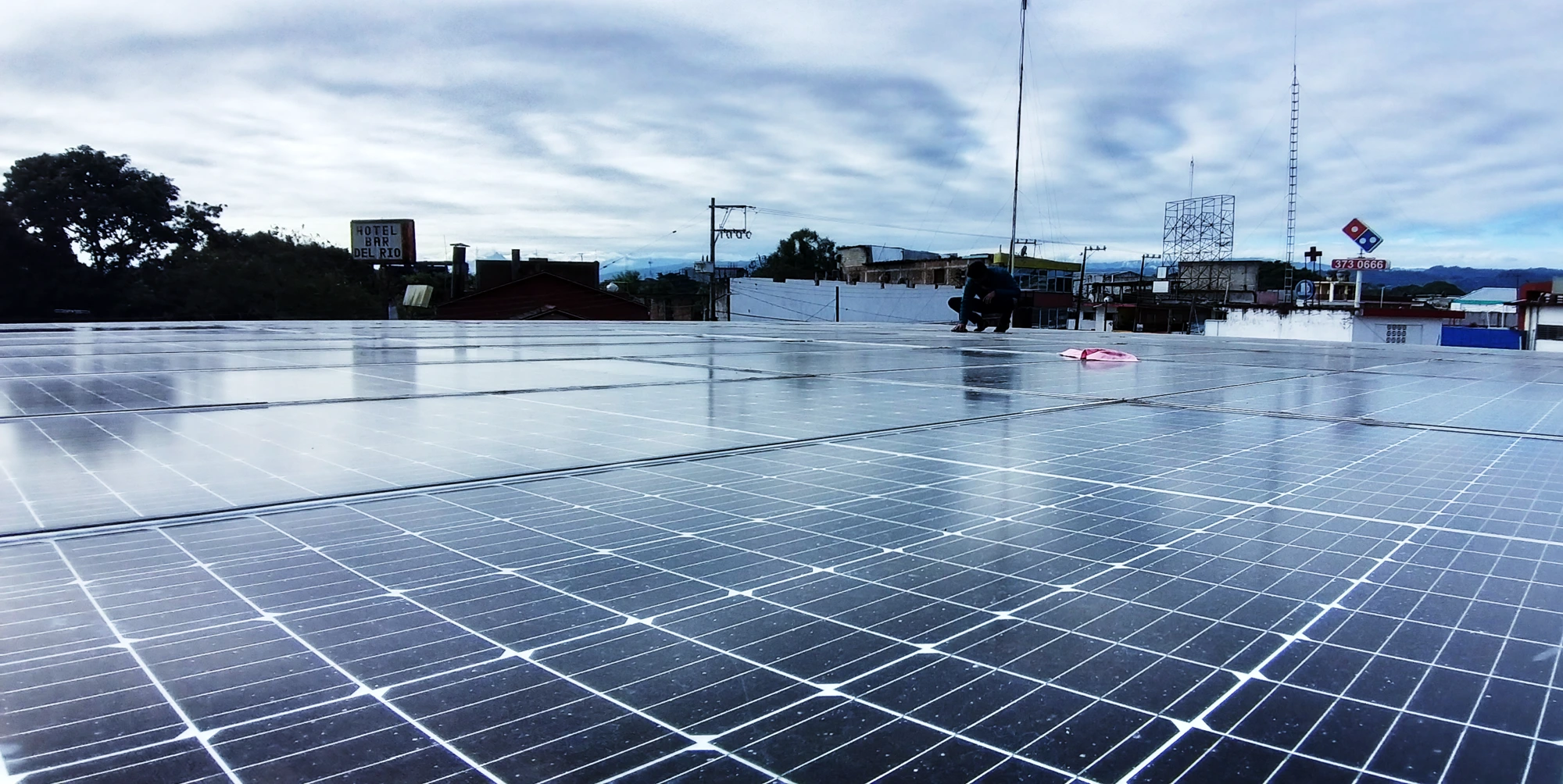 Paneles solares en Puebla tipo comercial