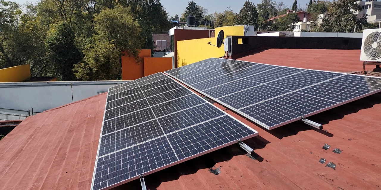 Paneles solares en Puebla tipo residencial